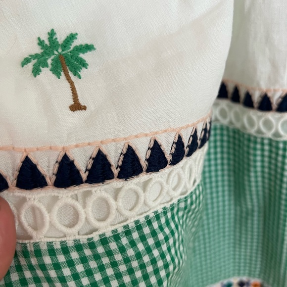 Farm Rio Embroidered Palm Tree Dress - Picture 8 of 11